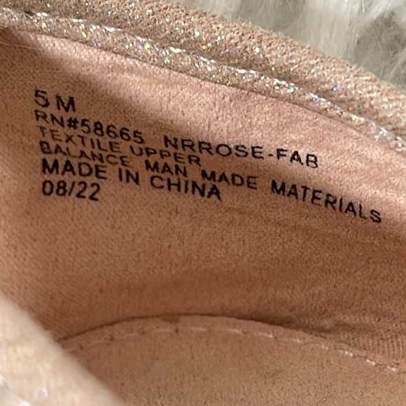 NORDSTROM RACK ROSE BALLET FLAT SPARKLES SIZE 5 - Picture 8 of 8